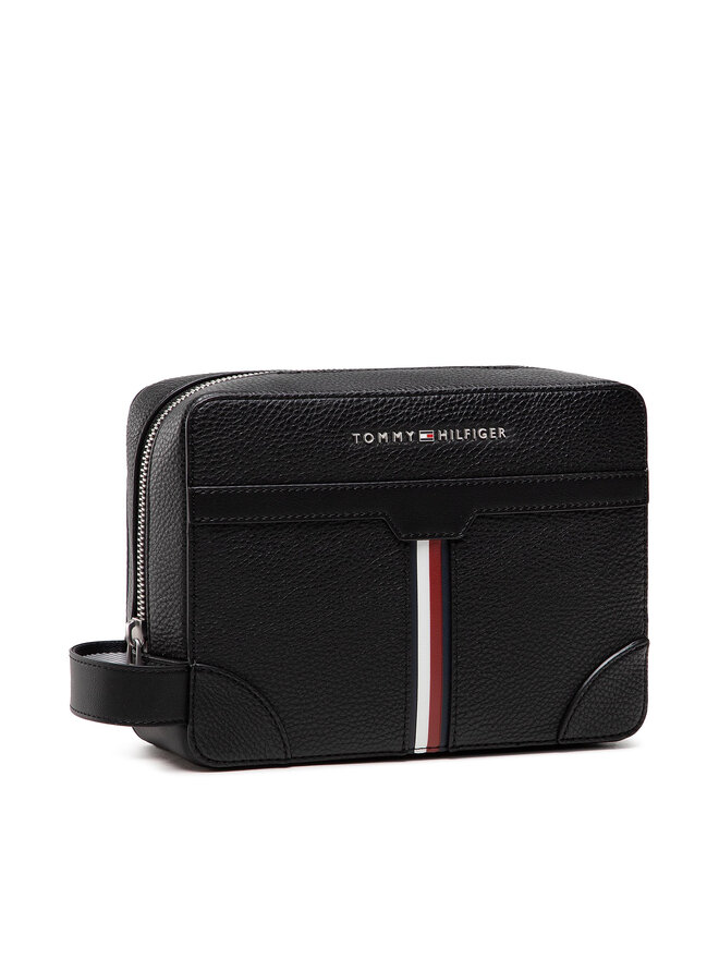 Tommy Hilfiger Kosmetiktasche Tommy Hilfiger Th Downtown Washbag AM0AM08591 Schwarz