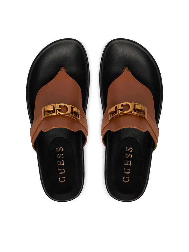 Guess В'єтнамки Guess FLJFRR LEA03 Світло-коричневий