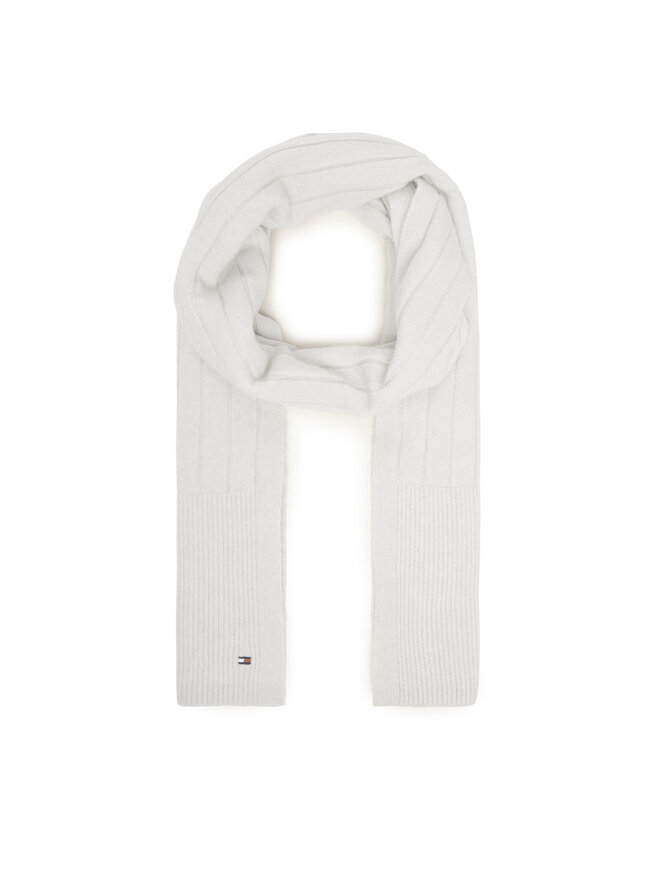 Tommy Hilfiger Шарф Tommy Hilfiger Flag Fluffy AW0AW17787 Сірий