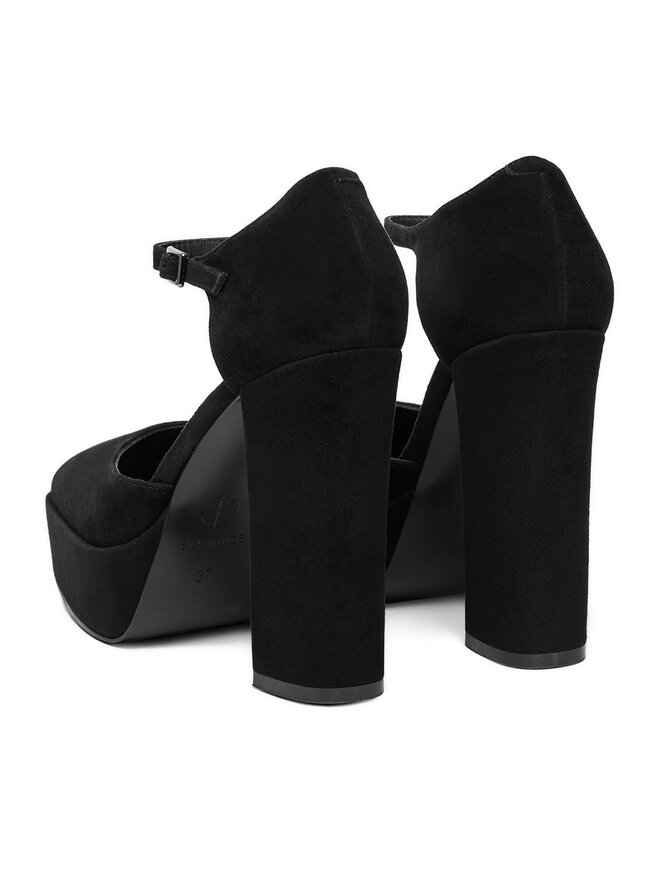 Eva Minge Pantofi pumps Eva Minge EO-NIKI-E340-70H Negru
