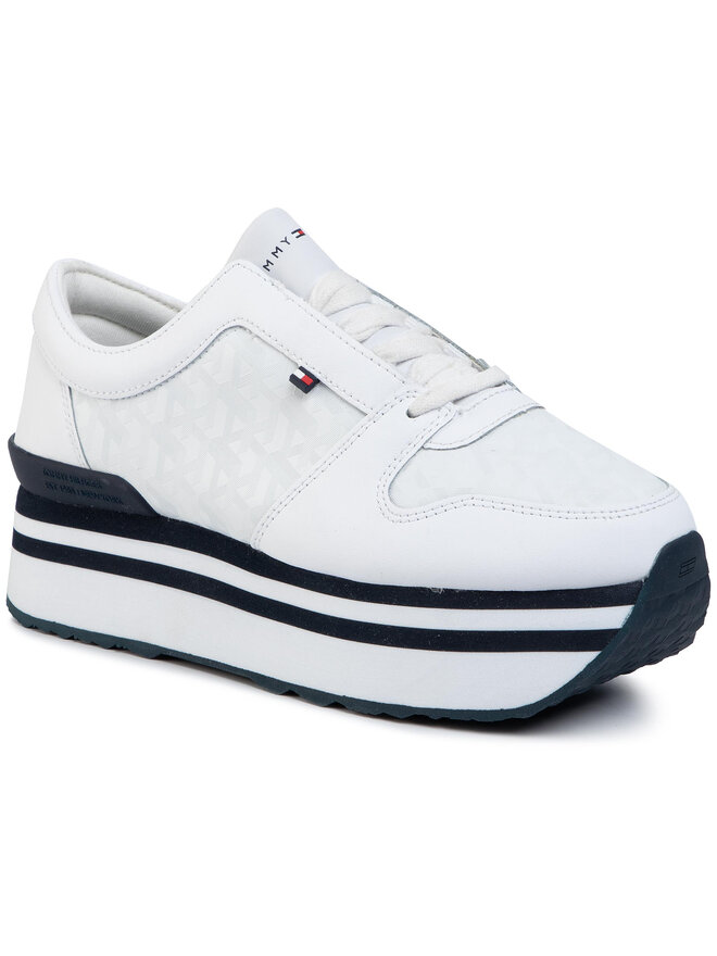 Tommy jacquard flatform sneaker online
