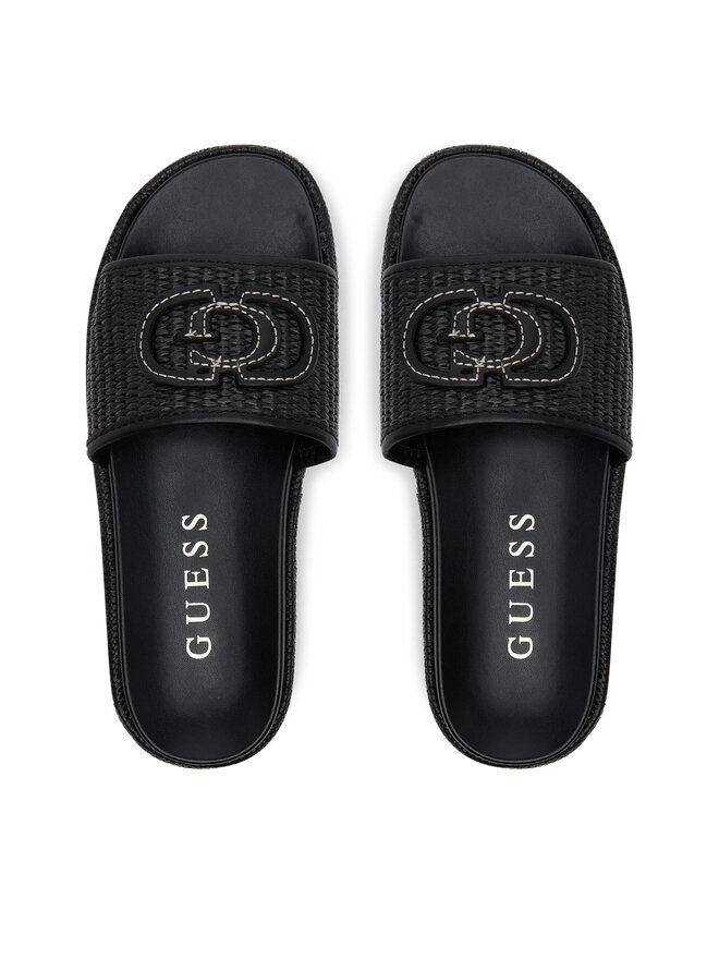 Guess Šľapky Guess FLJLNY FAB19 Čierna