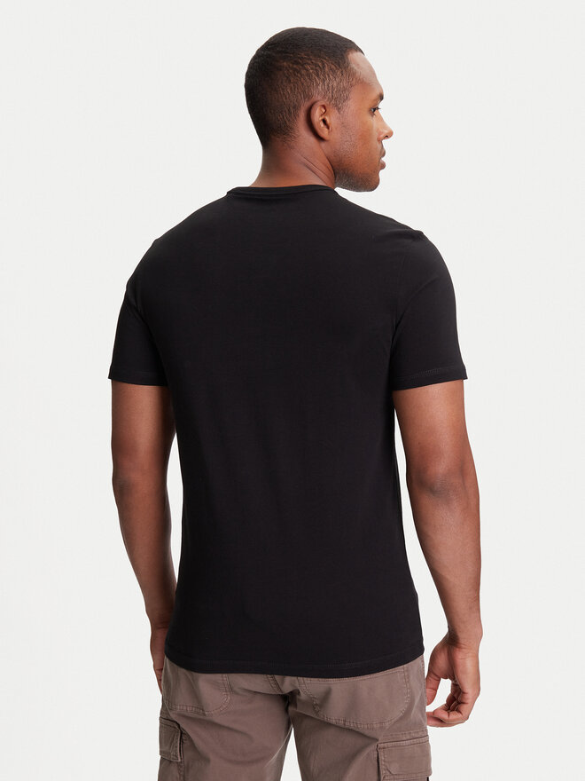 Guess Guess Marškinėliai M5YI14 I3Z14 Juoda Regular Fit