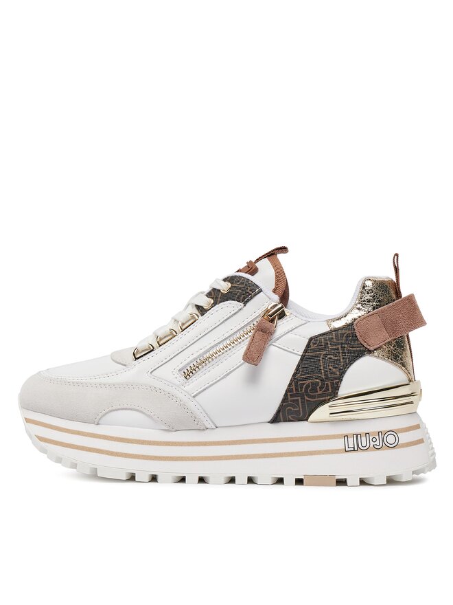 Liu Jo Sneakersy Liu Jo Maxi Wonder 72 BA4057 PX454 Biela