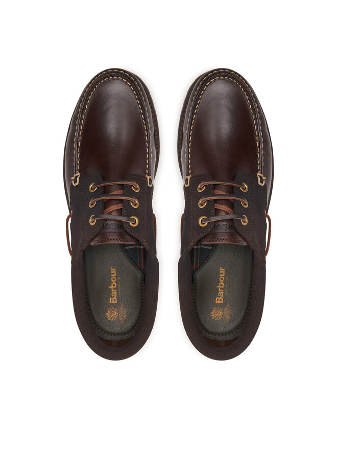 Barbour Туфлі Barbour Deck Boat MFO0795BR98 Темно-коричневий