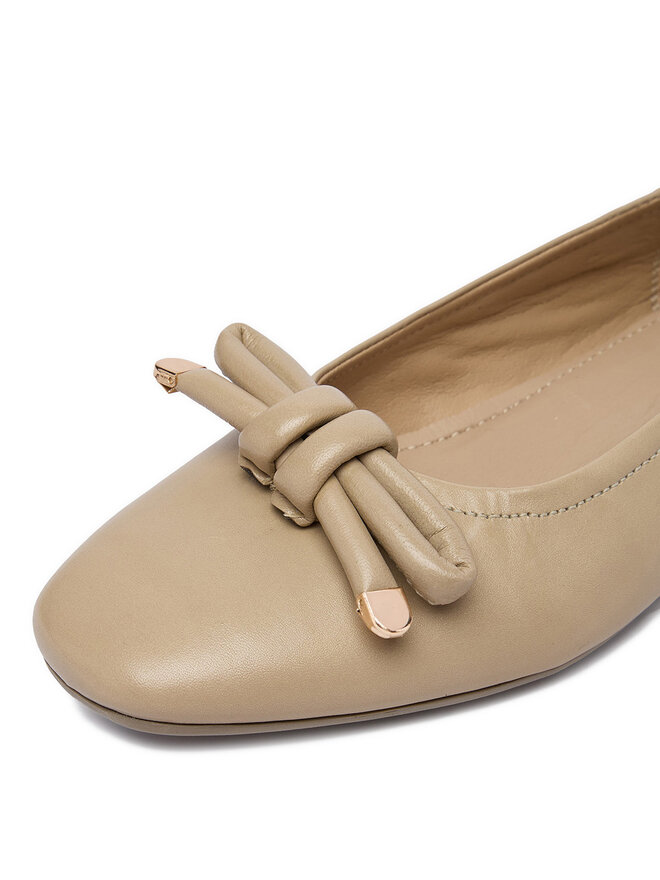 U.S. Polo Assn. Балетки U.S. Polo Assn. EO-OXANA001W/6L1 Світло-бежевий