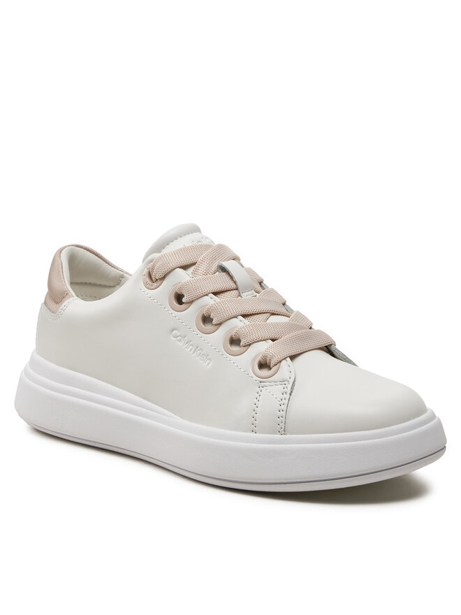 Calvin Klein Sneakers Calvin Klein Cupsole Lace Up Lth HW0HW02085 Weiß
