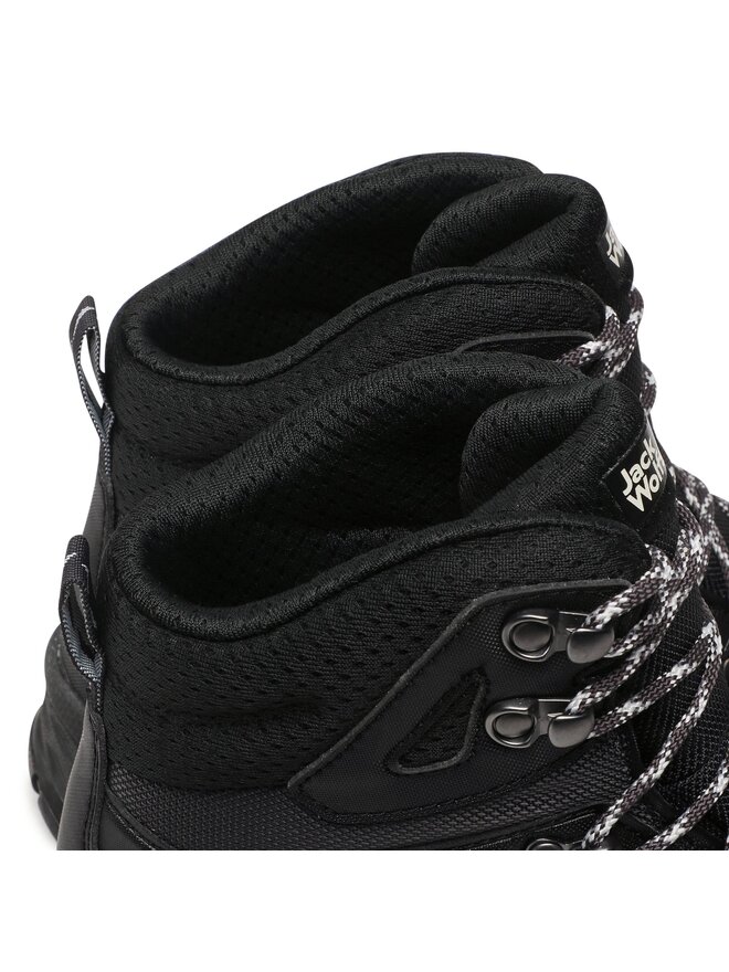 Jack Wolfskin Trekkingschuhe Jack Wolfskin Rebellion Guide Texapore Mid M 4053791 Schwarz