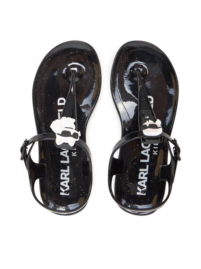 Karl Lagerfeld Kids Sandále Karl Lagerfeld Kids Z30370 M Čierna