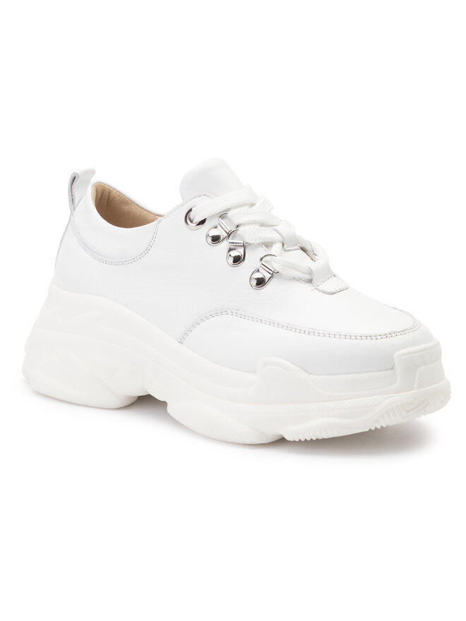 Eva Minge Sneakersy Eva Minge EM-11-05-000051 Biela