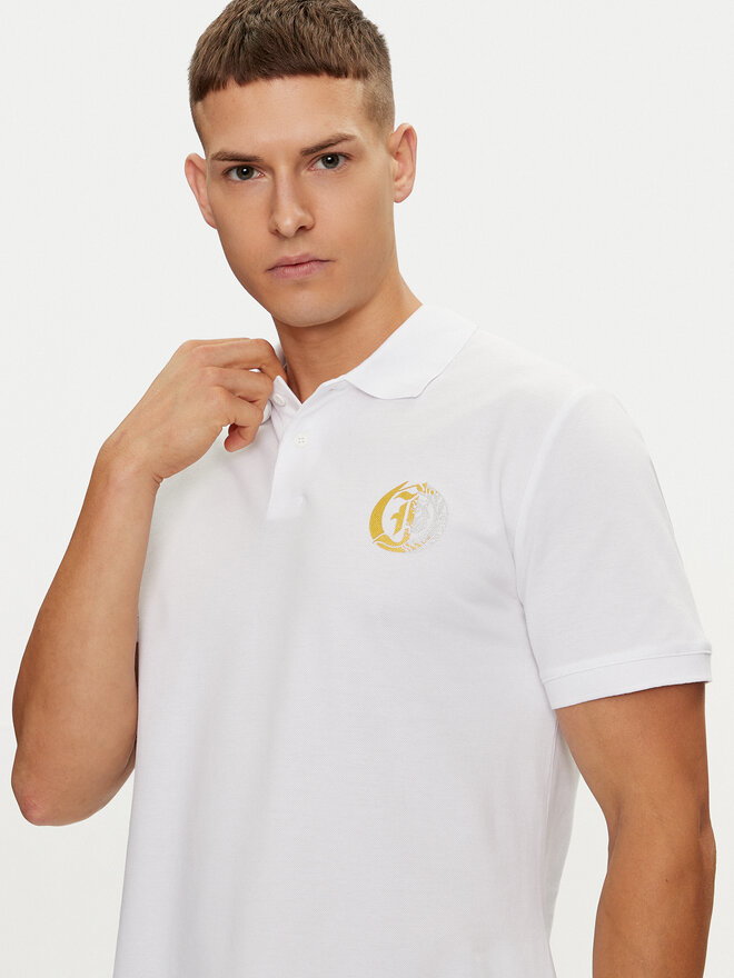 Just Cavalli Just Cavalli Poloshirt 76OAGG19 Weiß Regular Fit