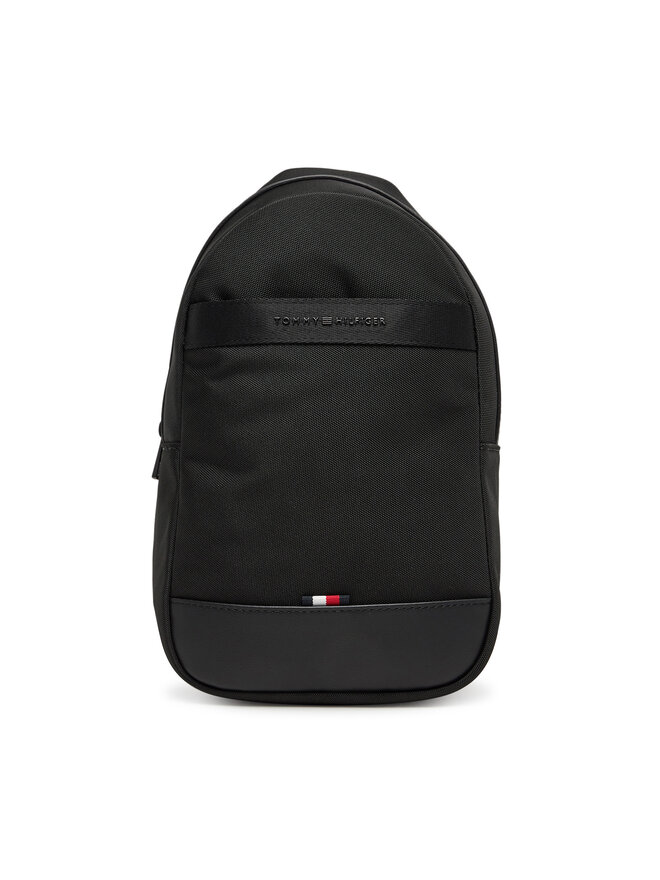 Tommy Hilfiger Rucksack Tommy Hilfiger Th Nylon Travel Sling Bag AM0AM13572 Schwarz