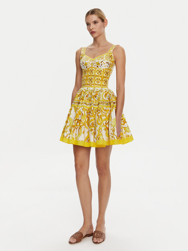 Dolce&Gabbana Dolce&Gabbana Top F7W98T HH5EA Amarillo Regular Fit