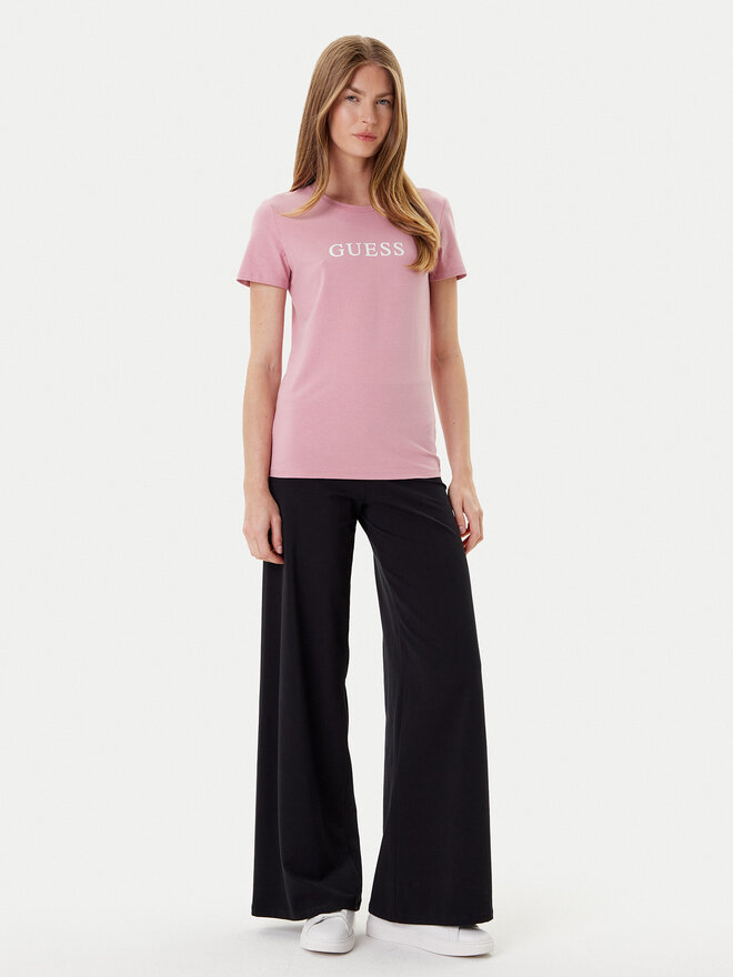 Guess Guess Camiseta O5RI01 KBBU1 Rosa Regular Fit