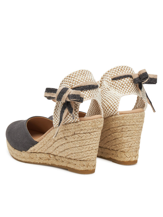 Genuins Espadrilky Genuins Zeland Canvas G105907 Černá
