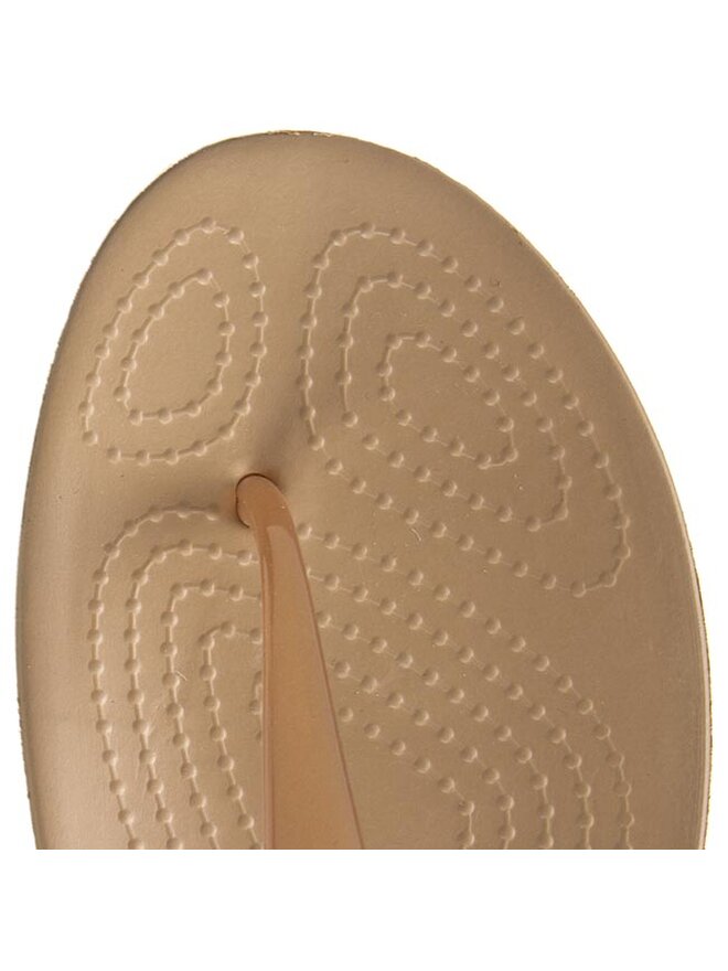 Crocs Sandály Crocs Isabella T-Strap 202467 Hnědá