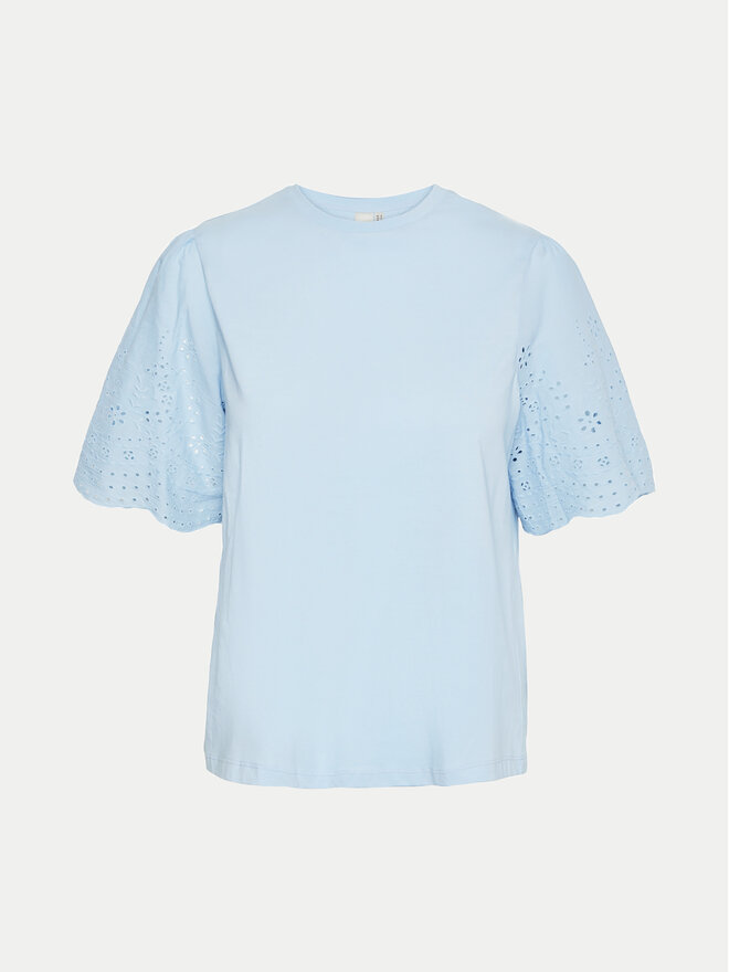 YAS YAS Camiseta Lex 26033890 Celeste Regular Fit