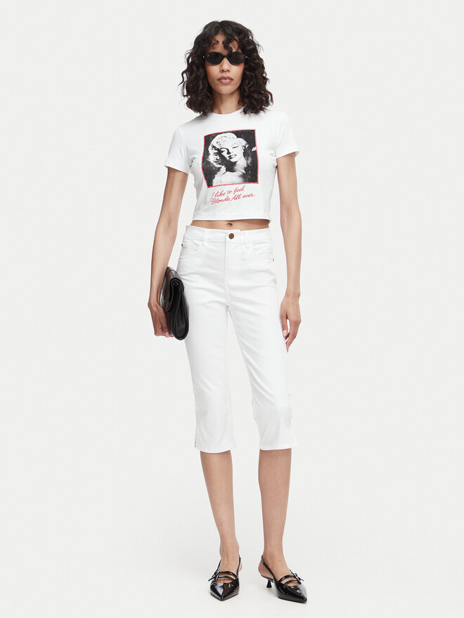 Guess Guess Футболка W6YI64 K6710 Білий Regular Fit