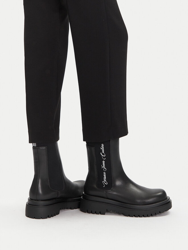 Versace Jeans Couture Боти тип челси Versace Jeans Couture 79VA3S60 Черен