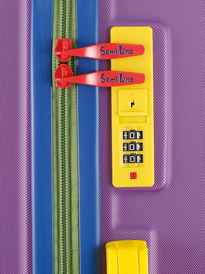Semi Line Veliki kofer Semi Line T5845-3 Ljubičasta