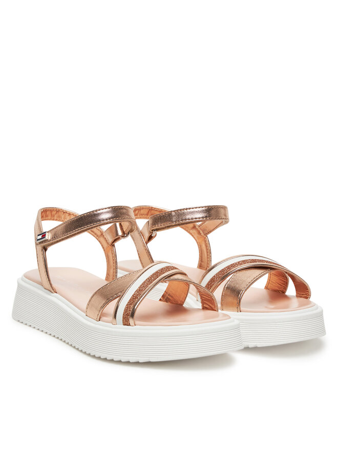 Tommy Hilfiger Sandalias Tommy Hilfiger Sandal T4A2-33800-0569 S Oro rosa