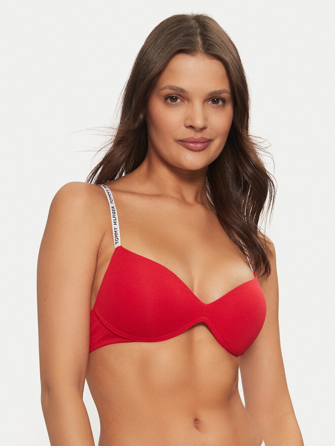 Tommy Hilfiger Tommy Hilfiger Бюстгальтер push-up UW0UW05606 Червоний