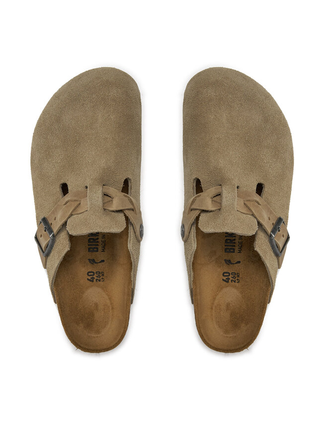Birkenstock Papucs Birkenstock Boston Braided 1026694 Barna