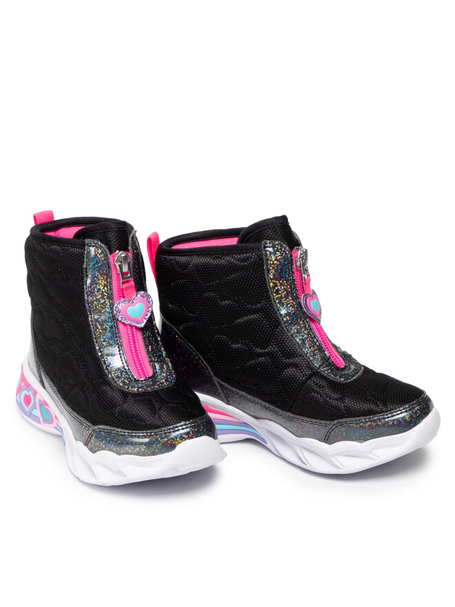 Skechers Апрески Skechers Heart Hugger 302666L/BKMT Черен