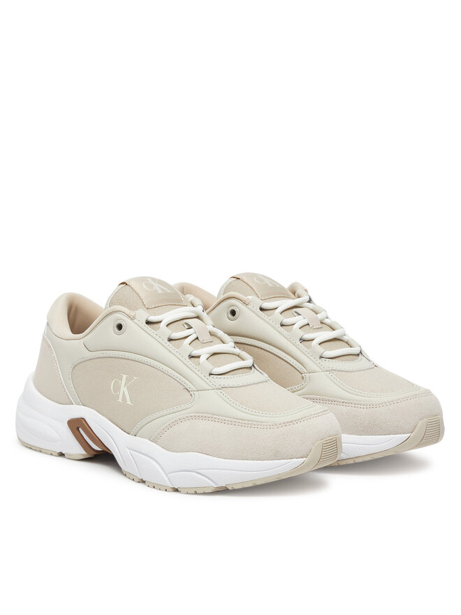 Calvin Klein Jeans Sneakers Calvin Klein Jeans Retro Tennis Mg Mix YW0YW01743 Beige