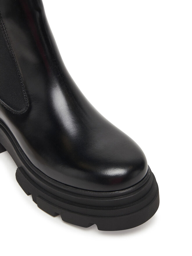 Tommy Hilfiger Klassische Stiefeletten Tommy Hilfiger Shiny FW0FW09042 Schwarz