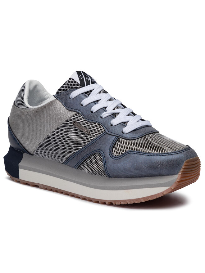Sneakers Pepe Jeans Zion Mesh PLS30906 Silberfarben eschuhe