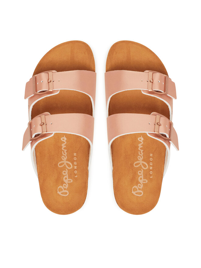 Pepe Jeans Šľapky Pepe Jeans PLS90621 Zlatá