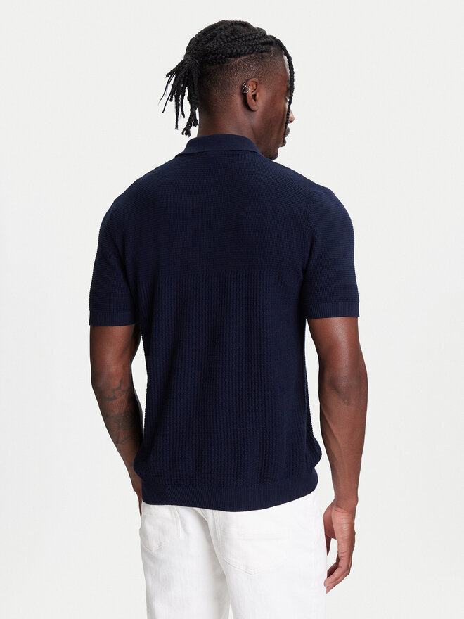 United Colors Of Benetton United Colors Of Benetton Pólóing 1198U301H Sötétkék Regular Fit