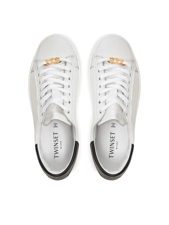 TWINSET Sneakersy TWINSET 242TCP012 Bílá