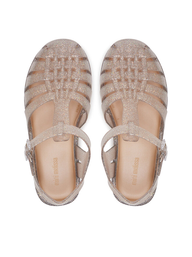Melissa Sandały Melissa Mini Melissa Possession Shiny Inf 33521 Beżowy