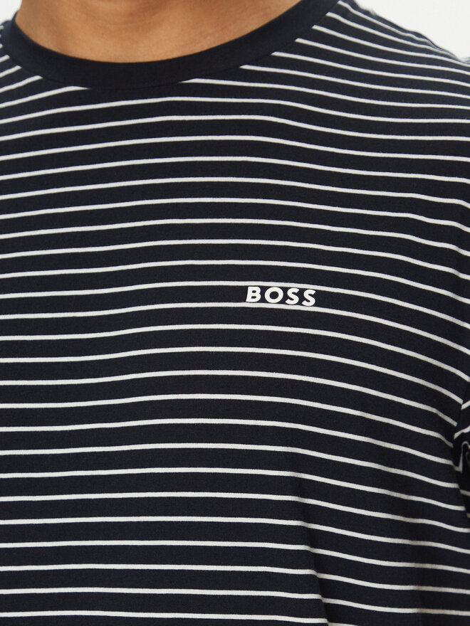 BOSS BOSS Футболка TalesStripe 50499334 Чорний Relaxed Fit