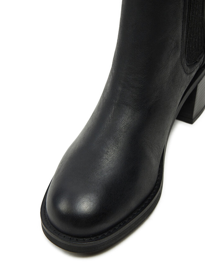 Clarks Μποτάκια Clarks Chamberly Top 26179551 Μαύρο