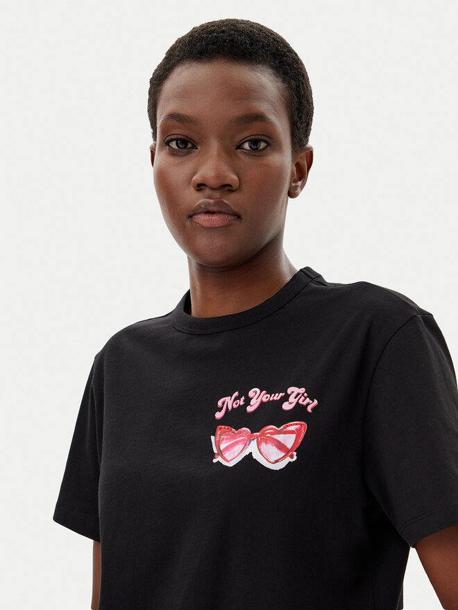 HUGO HUGO Majica Damacia_5 50540237 Črna Regular Fit