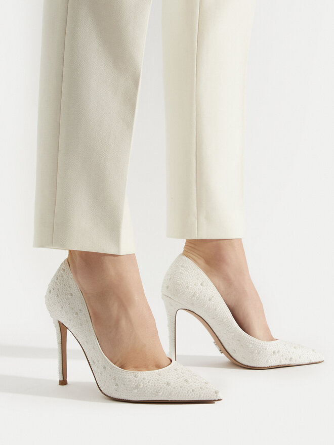 Steve Madden Aukštakulniai Steve Madden Evelyn-P Pump SM11002958-04001-PRL Écru
