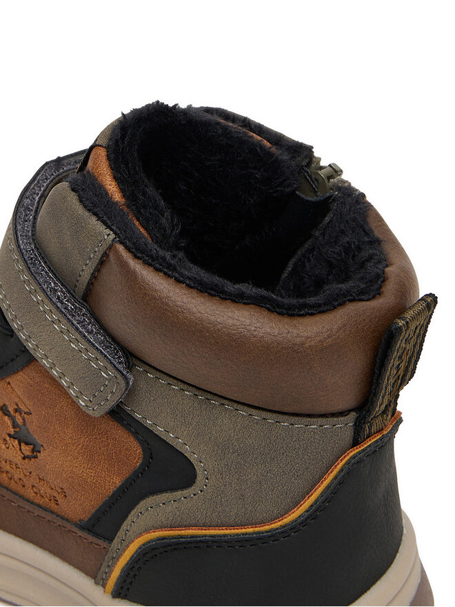 Beverly Hills Polo Club Schnürschuhe Beverly Hills Polo Club EO-BHPC-333-100 Braun