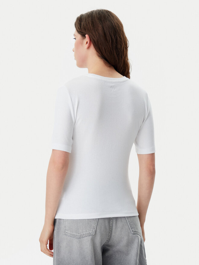Gap Gap T-Shirt 679172-01 Weiß Stretch Fit