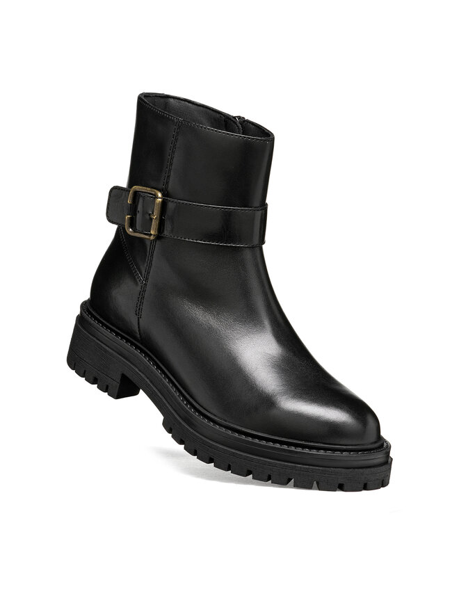 Geox Stiefeletten Geox D Iridea D66HRB 00043 C9999 Schwarz