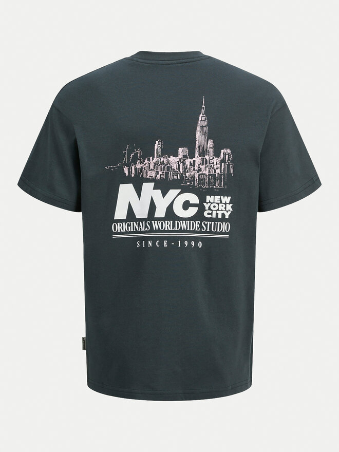 Jack&Jones Junior Jack&Jones Junior Camiseta Bronx Square 12263185 Gris Loose Fit