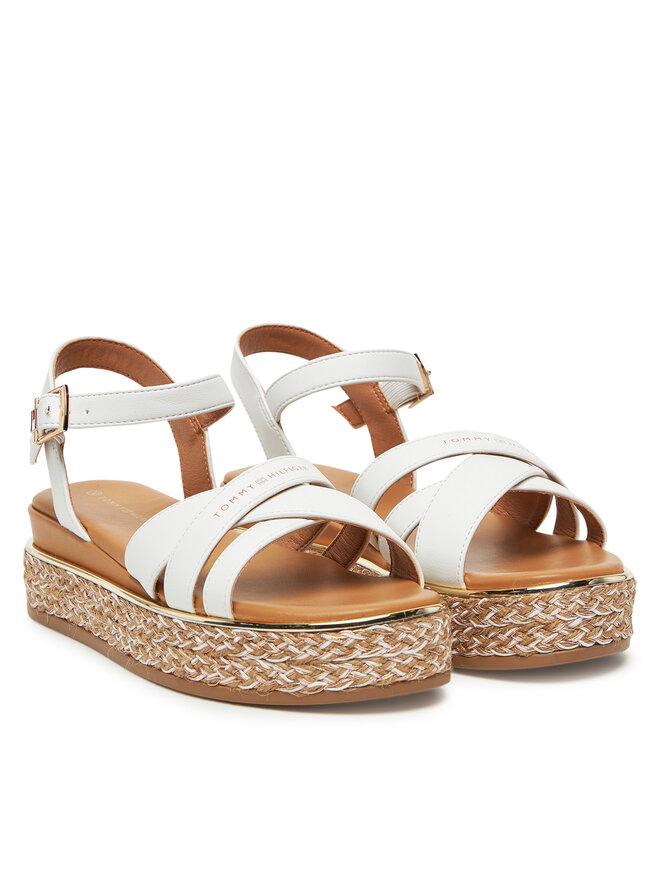 Tommy Hilfiger Espadryle Tommy Hilfiger T3A2-33790-0371 S Biały