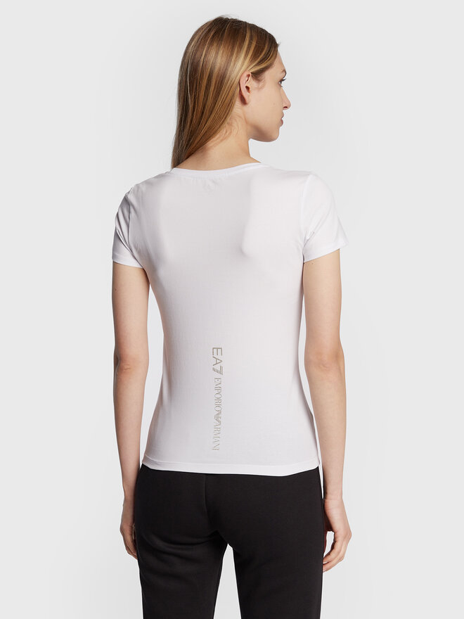 EA7 Emporio Armani EA7 Emporio Armani T-Shirt 8NTT66 TJFKZ 0101 Weiß Slim Fit