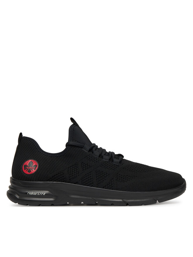 Rieker Sneakersy Rieker B7376-00 Čierna