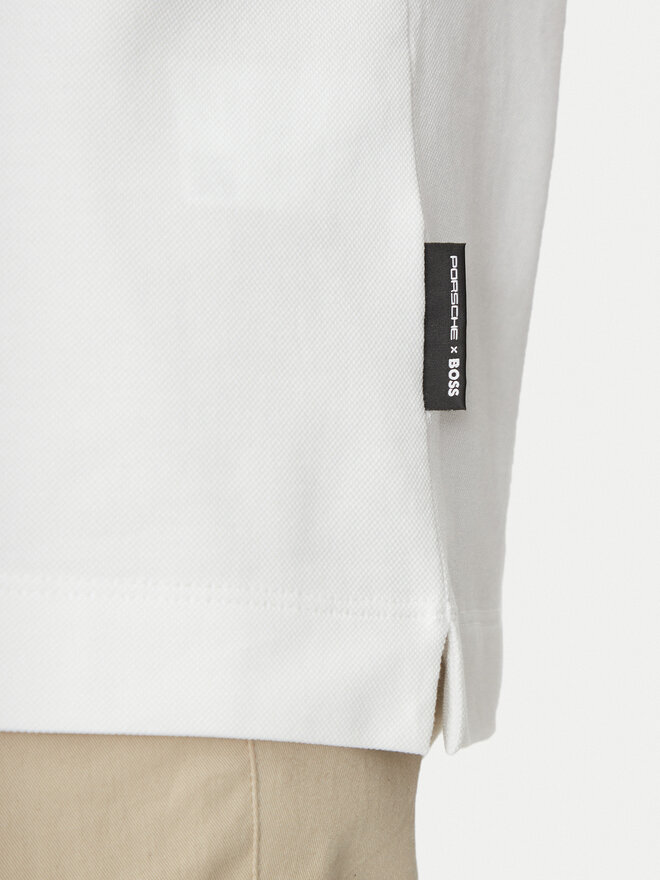 BOSS BOSS Polo marškinėliai H-Paras 71_PS 50531463 Balta Regular Fit