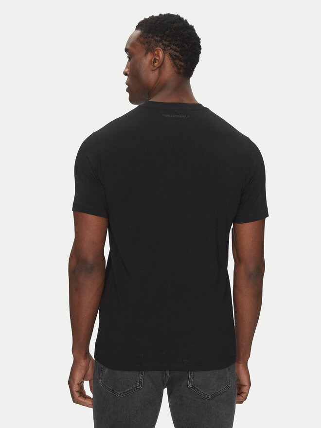 KARL LAGERFELD KARL LAGERFELD Camiseta 755058 552235 Negro Regular Fit