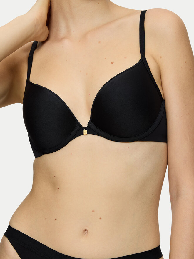 Triumph Triumph Σουτιέν Push-up Body Make-Up Essential 10161797 Μαύρο