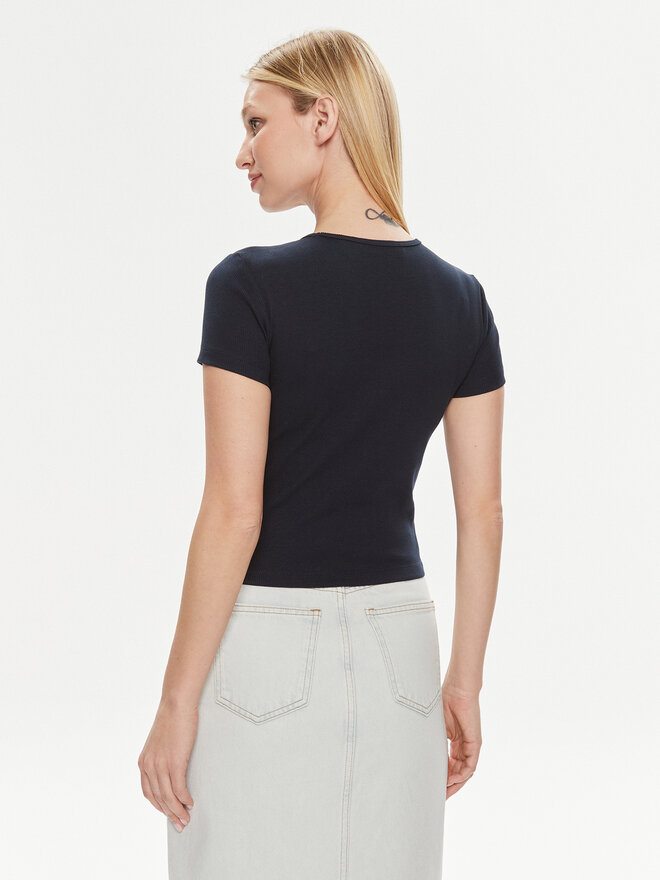Vero Moda Vero Moda Póló Chloe 10306894 Sötétkék Tight Fit